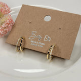 Small Double Layer Earring
