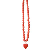 Tyler Beaded Necklace w/ Heart Charm