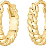 13mm Twisted Earrings