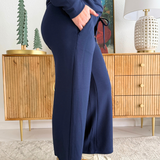 Pull on Wide Leg Crop Trouser