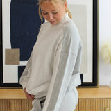 Two-Tone Crew Neck Sweatshirt