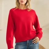 Knitted Crew Neck Sweater