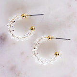 Beaded Hoop Earrings