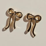Vintage Bow Stud Earrings