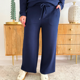Pull on Wide Leg Crop Trouser
