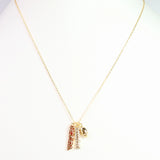 Enamel Touch Down Necklace