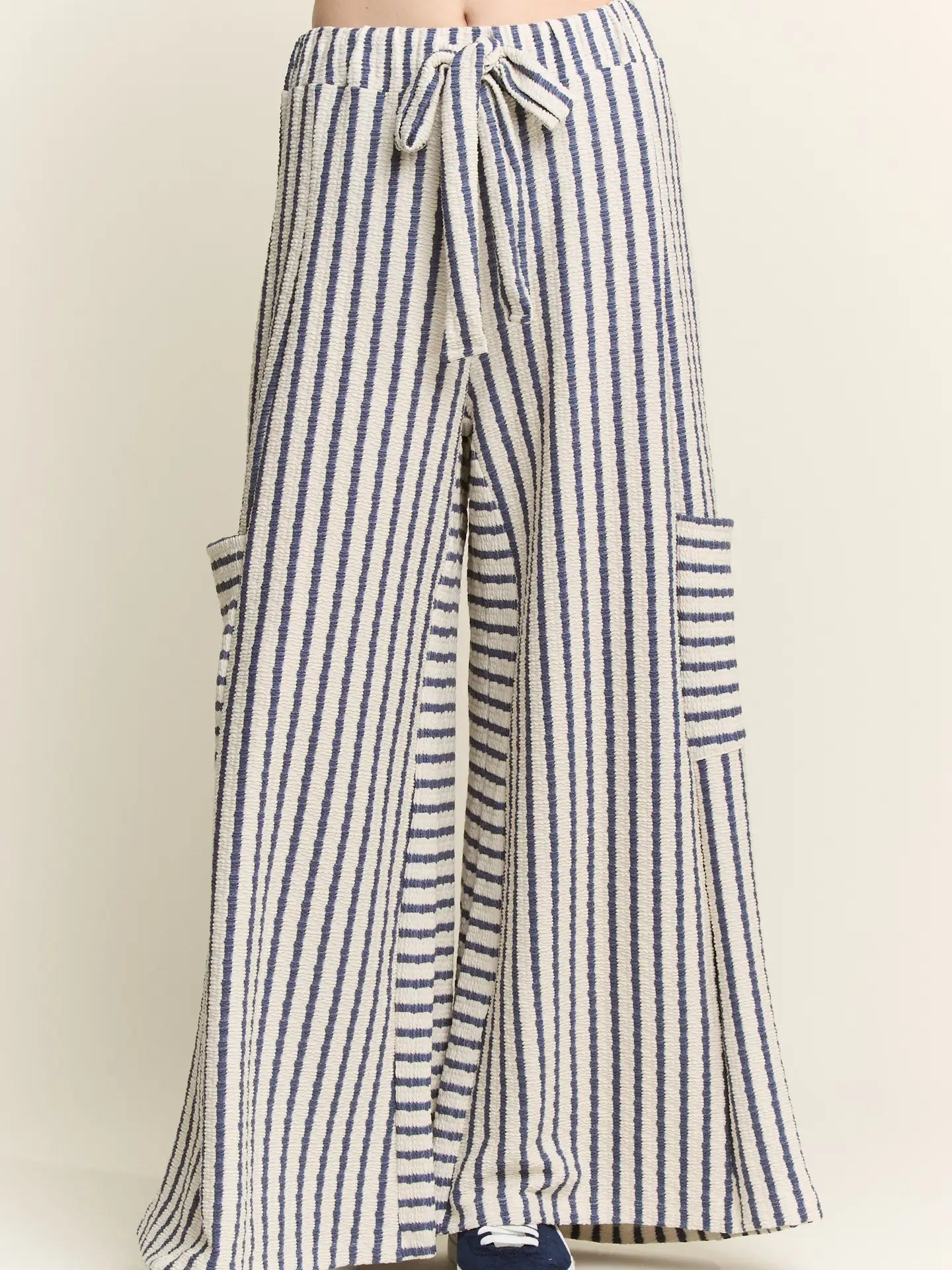 Stripe Wide Leg Pants