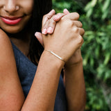 Morse Code Bar Bracelet
