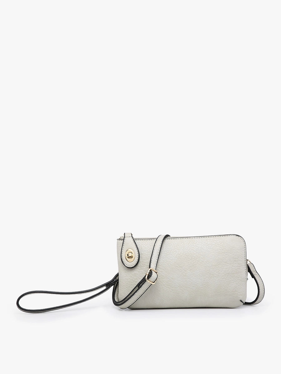 Kendall Crossbody/Wristlet with Twist Lock Closure
