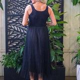 Tulle Skirt Midi Dress
