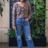 Cheetah Print Cardigan