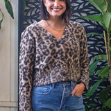 Cheetah Print Cardigan