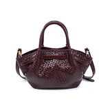 Selena Embossed Woven Crossbody