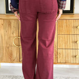 Jodi High Rise Straight Leg Porkchop Pocket