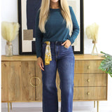 Brushed Jersey Long Sleeve Top