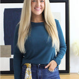 Brushed Jersey Long Sleeve Top