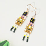 Christmas Soldier Nutcracker Dangle Earrings