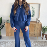 High Waisted Full Length Stretch Pants