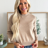 Solid Long Sleeve Sweater Top