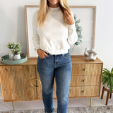 Solid Long Sleeve Sweater Top