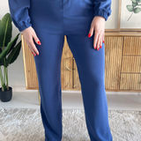 High Waisted Full Length Stretch Pants
