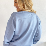 Soft Texture Relaxed Fit Sweatshirt