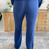 High Waisted Full Length Stretch Pants