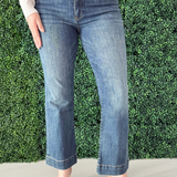 Kelsey High Rise Fab Ab Ankle Flare With Wide Hem