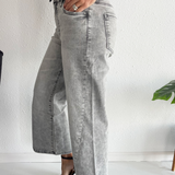 Meg High Rise Fab Ab Wide Leg Back Forward Clean Hem