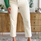 Kennedy Crop Straight w/ Seaming 27" Ins