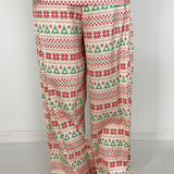 Christmas Satin Pajama Set