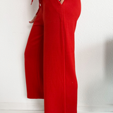 Pull on Wide Leg Crop Trouser