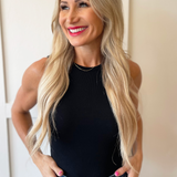 Round Neck Sleeveless Bodysuit