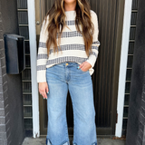 Meg High Rise Fab Ab Wide Legs Roll Up Regular Hem