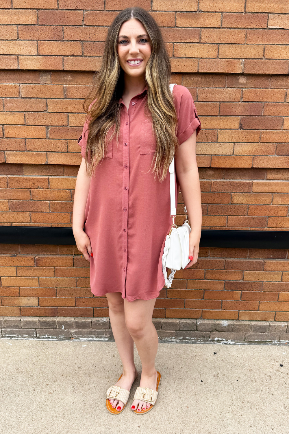 button down off shoulder dress Toperth Striped Off Shoulder Front Button-Down Mini Dress Toperth