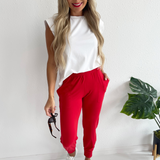 Butter High Waist Banded Jogger