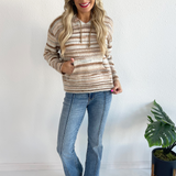 Striped Sweater Hoodie