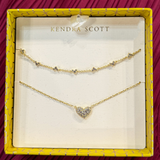 Ari & Haven Heart Necklace Gift Set