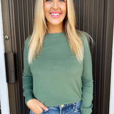 Basic Crew Neck Soft Knit Sweater