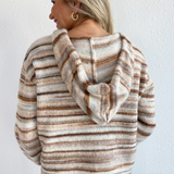 Striped Sweater Hoodie