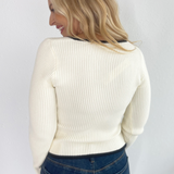 Sweetheart Neck Sweater Top