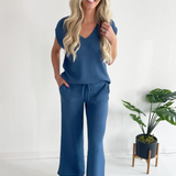 Pull on Wide Leg Trouser