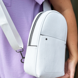 Pamela Sling Bag with Double Zip and Removable Strap