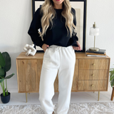 Soft Texture Relaxed Fit Sweatshirt