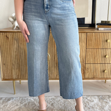 Stride High Rise Crop Wide Leg 26"