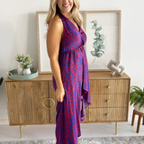 Mystical Halter Midi Dress