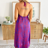 Mystical Halter Midi Dress