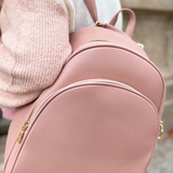 Simone Round Backpack with Front Pocket