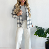 River Plaid Button Up
