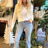 Ana High Rise fab Ab Flare-Baby DN All Over